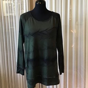 NWT Soma olive green scoop back tunic